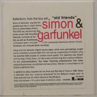SIMON &amp; GARFUNKEL CD OLD FRIENDS SELECTIONS FROM BOX NM